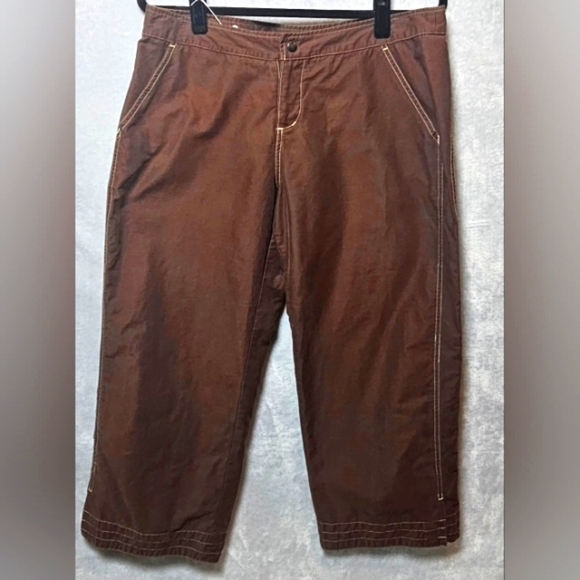 KÜHL Women's Capri Pants – Size Large – Brown – EUC - Picture 1 of 9